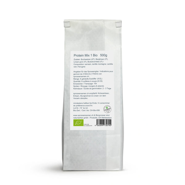 Mélange protéiné 1 Bio 500 g