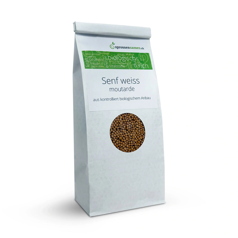 Moutarde blanche, graines germées biologiques 250 g