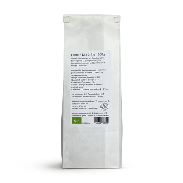 Mélange de protéines biologiques 2, germinable 500 g