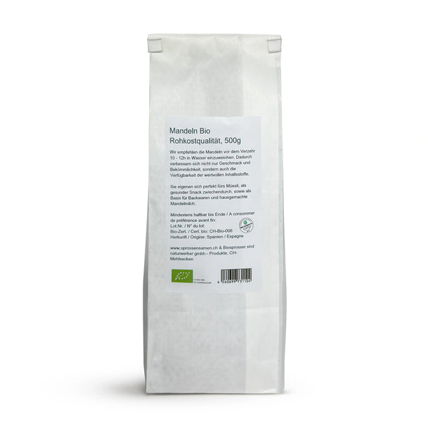 Mandeln Bio nature - keimfähig 500g