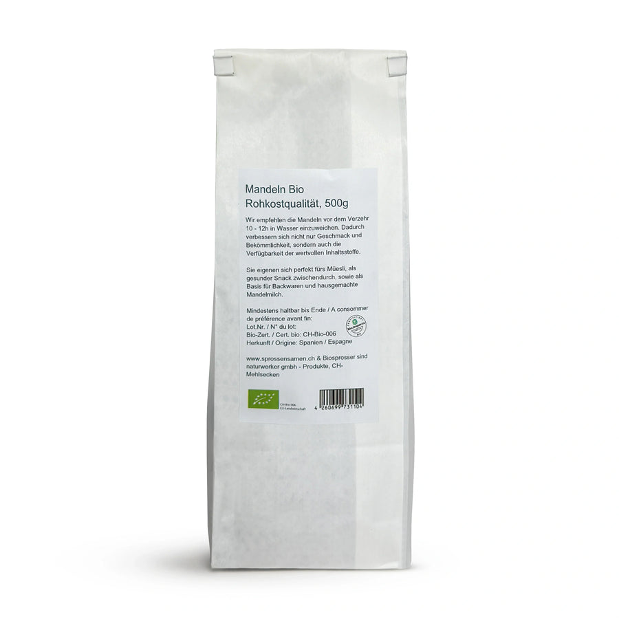 Mandeln Bio nature - keimfähig 500g