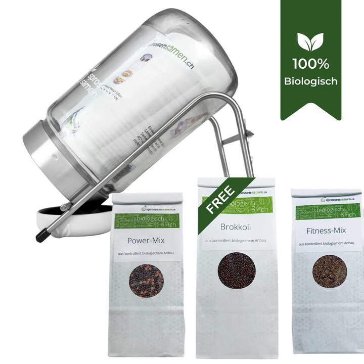 Offre limitée dans le temps : Kit de démarrage comprenant des graines gratuites – pour 87 CHF au lieu de 110 CHF !